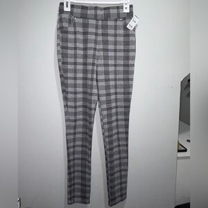 Tilly's Gray Checkered Business Pants